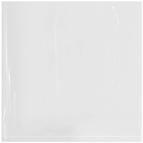 Plymor Flat Open Clear Plastic Poly Sags, 2 mil, 6 x 6