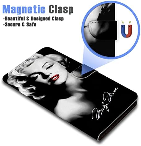 Para a Samsung A53, para o Samsung Galaxy A53 5G, capa de capa de carteira de flip -flip, A24596 Marilyn