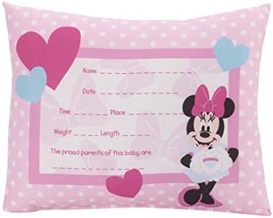 Disney Minnie Mouse Decorativo Almofado - travesseiro de nascimento personalizado, rosa, branco, azul -petróleo,