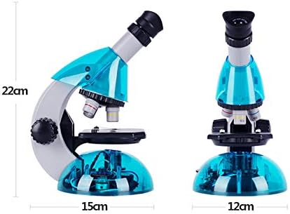 Microscópio para iniciantes do aluno médio 1000X Microscópio infantil, pode ser conectado a um telefone