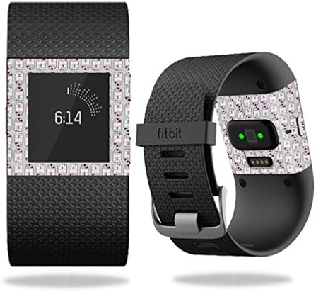 MightySkins Skin Compatível com capa de pura Fitbit Skins Skins Watch Pink Galaxy Bots