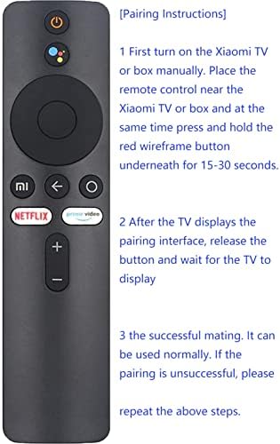 Controle remoto para xiaomi mi tv stick/mi box 4s 4k, controle remoto de substituição para xiaomi