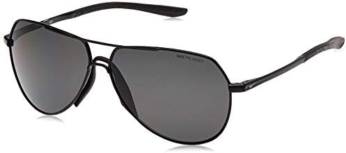 Nike EV1087-001 Ultrorider P Frame Polarizado Lente Grey Lente Sunglasses, Black