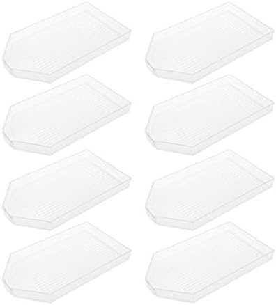 Meprotal 8 PCs Bandejas de triagem de cordão de plástico Bandejas de strô de diamante grande Pintura de diamante