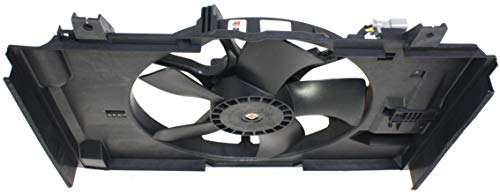 Ventilador de resfriamento do radiador Evan Fischer compatível com 2007-2012 Nissan Versa NI3115135
