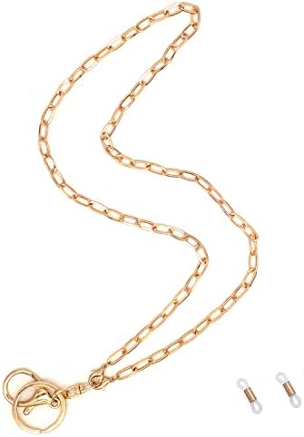 Colhedores para identificação Badges Colar Chain Gold Chaço Chaço Chaço para Mulheres Moda Classificada