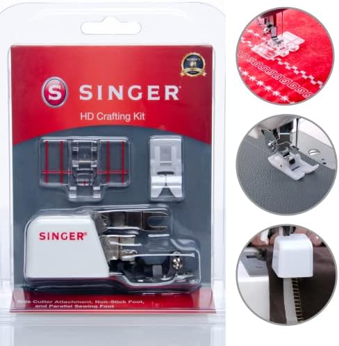 Singer 44s com máquina de costura de kit, cinza