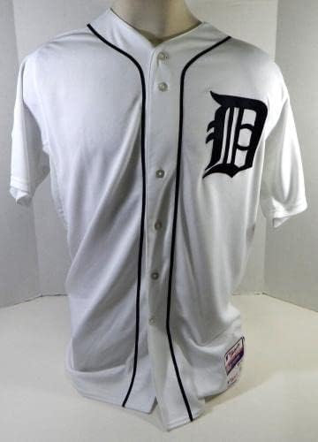 2015 Detroit Tigers David Newhan 59 Jogo emitiu White Jersey 50 S Marchant P 2 - Jogo usada MLB Jerseys