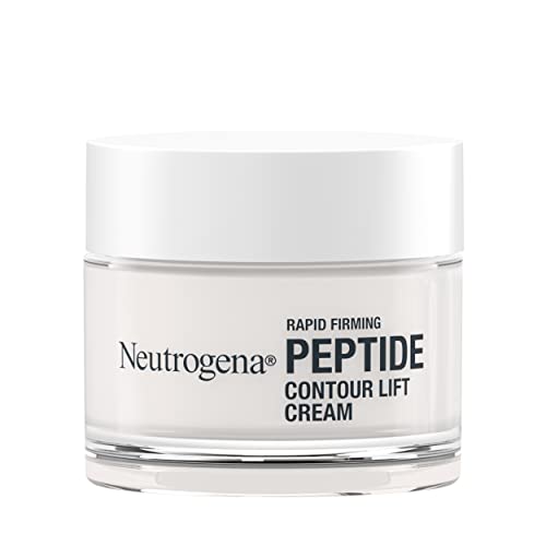 Neutrogena Rapid Firming Peptide Contour Lift Creme de rosto, hidratante Creme facial diário para a pele visivelmente