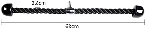 WYFDP Biceps puxar corda de corda corda puxar para baixo de nylon trançado fácil de segurar a fixação do cabo