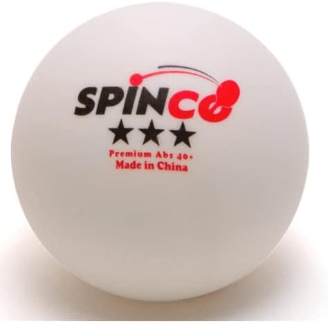 Pacote de 24 Bolas Spinco Ping Pong | Bolas de tênis de mesa de 3 estrelas | 40+ Treinamento de ABS ou bolas de