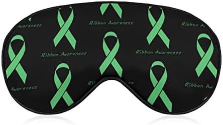 Em maio, vestimos o mês de conscientização da saúde mental verde Máscara da máscara do sono Tampa de olho de olho