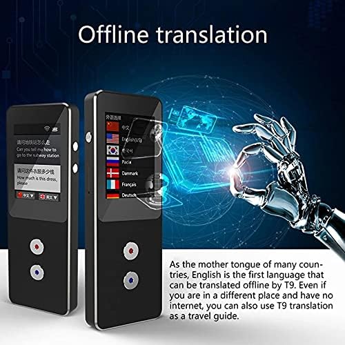 Zhuhw portátil AI Smart Voice Translator TRADUTOR DE IDIOMAS EN TIEMPO REAL 45 Language Instant Translator