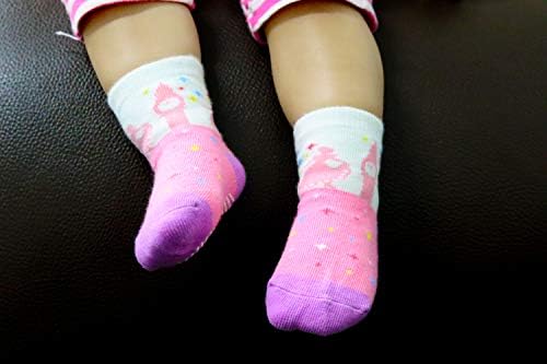 Rative não deslize as meias de vestido de algodão com altos com garotas para bebês infantis para crianças meninas