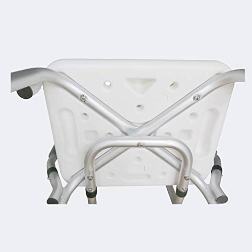 Lzlyer Shower Cadeira Baça da banheira portátil com braços e costas, ferramenta de banho de altura ajustável,