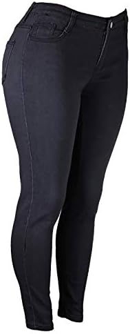 Nova direção na calça jeans feminina PLUS TAMANHA FATA CASUAL PALTS CLÁSSICA DENIM CLASSIC