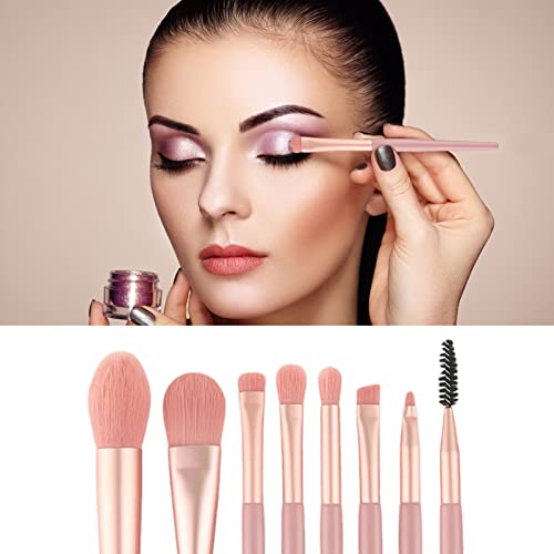 Dsfen 8pcs Makeup Cosmetic Brushes Kit Conjunto de pincel de blush/escova de fundação/escova