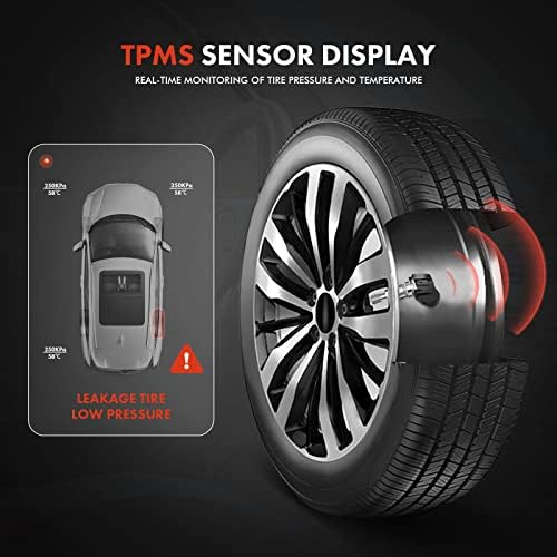 Sistema de monitoramento de pressão dos pneus A-premium Sensor compatível com SAAB 9-3X 2010-2011 9-5