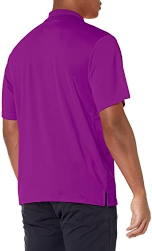 PGA Tour de manga curta masculina de camisa de malha sólida de malha sólida