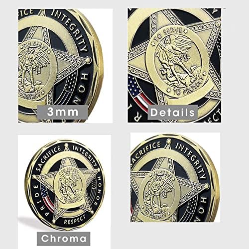 Saint Michael Police Oração Coin Dealding Coin Coin