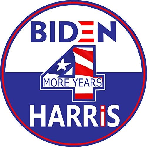 Biden Harris mais 4 anos adesivo - Joe & Kamala President -Íal Decalque político | Para o carro