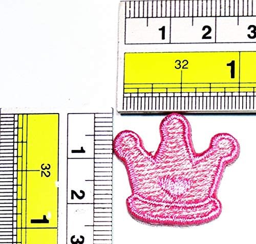 Parita muito pequena Coroa rei rainha princesa Ferro rosa no filme Cartoon desenho animado Crianças bordadas
