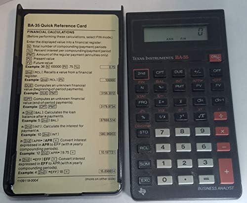 Texas Instruments BA-35 Calculadora de negócios