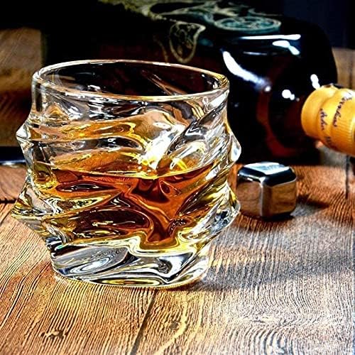 Copo de cerveja Glass 4-PC 320ml Transparente Whisky Scotch Bourbon Juice Bebing Cocktail Vodka 9.2x9.5cm