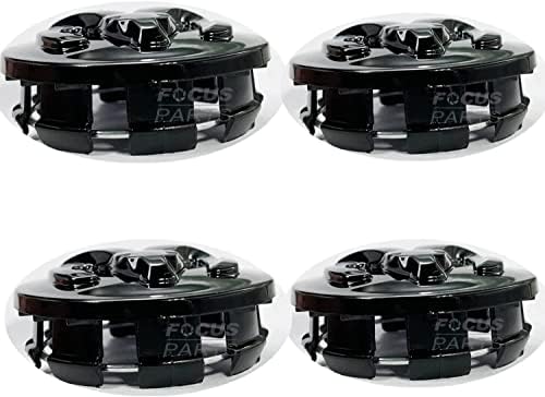 CMAOS Novo 4pc Glos Black Wheel Hub Center Caps 63mm 2,5 polegadas 2013-2019