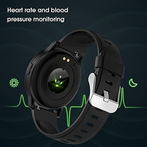 Bluenext Smart Watch, Fitness Tracker 24H Monitor de freqüência cardíaca, exclusiva 4+1Custom Dial Watch para
