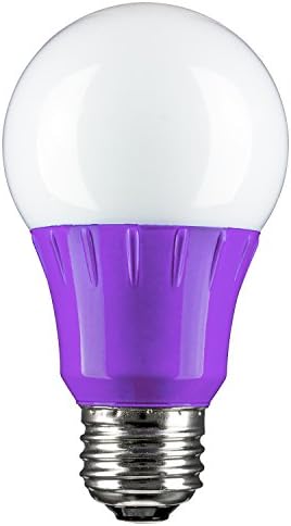 Sunlite 41527 LED A19 lâmpada colorida, 3 watts, E26 Base média, não-minúscula, UL listada, decoração