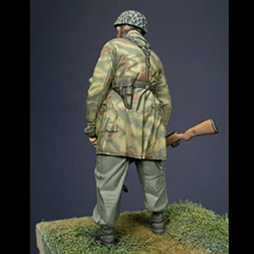 Goodmoel 1/35 WWII Paratrooper Model Soldier Kit/Kit Miniatura de Soldado sem montagem e sem pintura/JA-8546