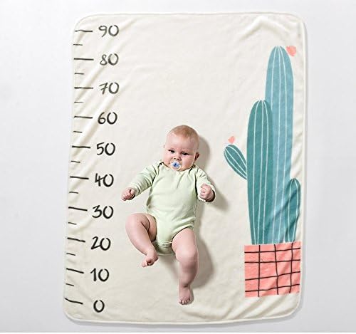 Lecmark Monthly Baby Milestone Blanket Photo Recém -nascido Props Caso -pano de idade Cobertor de idade