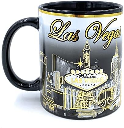 Las Vegas Canecas Nevada Presentes de lembranças de café Las Vegas City Skyline Cup