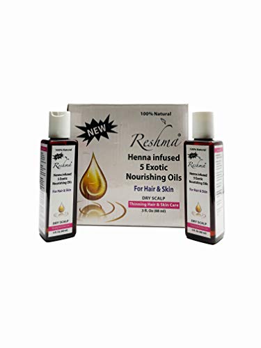 RESHMA Beauty Henna Infuse Oil Hair Oil for Rainning Hair, pacote de 12