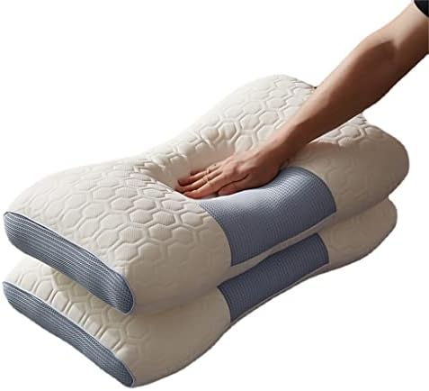 Travesseiro de látex de fibra de fibra Zlbyb Núcleo de travesseiro confortável Algodão Algodão