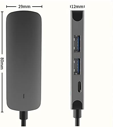 N/A Hub USB C Hub Adaptador 4 Em 1 Para USB 3.0 Compatível Para Switch USB-C TIPO C 3.0 Divisor