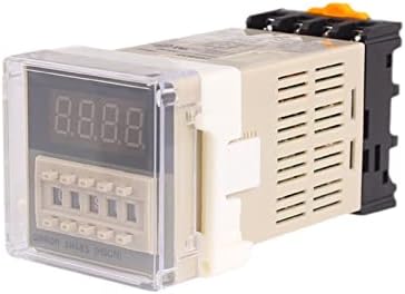 XJIM DH48S-S 0.1S-990H AC 110V 220V DC 12V 24V Ciclo de repetição SPDT Switch de tempo programável Timer