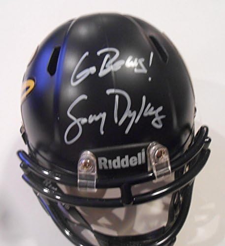Sonny Dykes assinou Cal Urs Mini capacete com JSA CoA P26602 - Mini capacetes da faculdade autografados