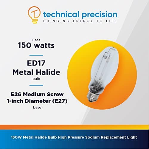 Precisão técnica 150W Bulbo de halogeneidade de metal de alta pressão Luzes de sódio Substituição para
