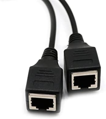 Yfqhdd rj45 masculino a fêmea porto de porto Ethernet LAN LAN Ethernet Redes Splitter Transmission
