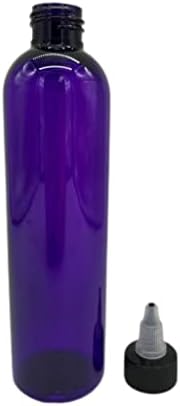 Garrafas plásticas de plástico Purple Cosmo de 8 oz -12 Recarregável de garrafas vazias - BPA Free