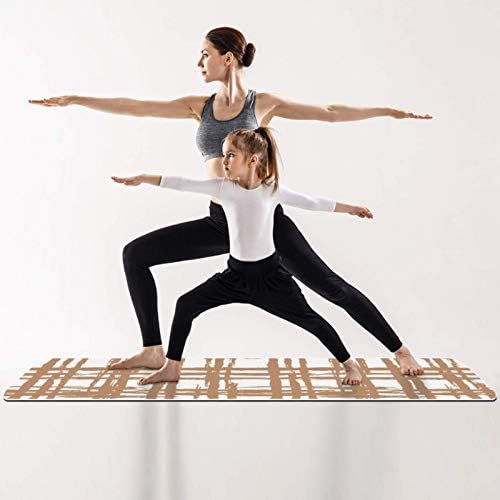 Siebzeh xadrez premium de ioga grossa MAT ecológico Saúde e fitness non Slip para todos os tipos de ioga e pilates