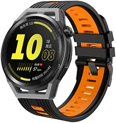 Fulnes Silicone Strap Bands para Ticwatch Pro 3/3 GPS LTE Smart Watch Band 22mm pulseiras de pulseira