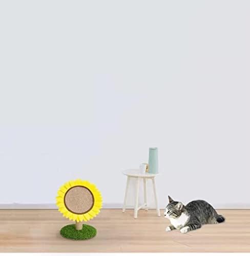 Oallk adorável gato gato scratchboard brinquedo gatos sisal risping post brinquedos protegendo