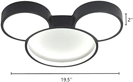 RUNNUP Personalidade criativa desenho animado de acrílico Mickey Mouse LED LEITO LIVRO BRANCO/ESCUMO