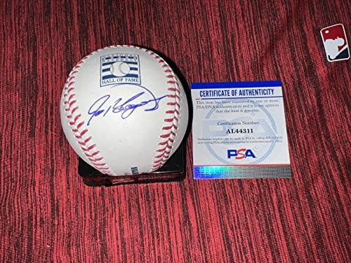 Ivan Rodriguez assinou o Hall of Fame Baseball do Texas Rangers PSA/DNA - Baseballs autografados