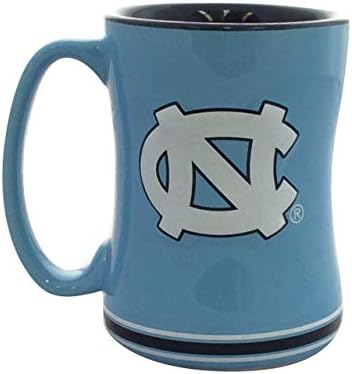 NCAA Carolina do Norte Tar Heels 396196 Caneca de café, cor da equipe, 14 onças