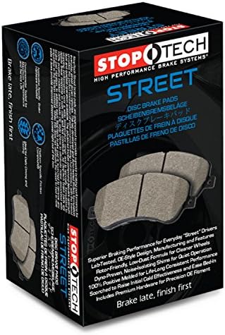 StopTech 308.12520 Papvas de freio de rua; Frente com calços