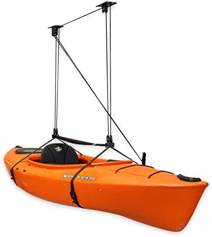 Storeyourboard Kayak e Sistema de Polia de teto de canoa, guinchas de armazenamento de montagem em garagem, fortaleza